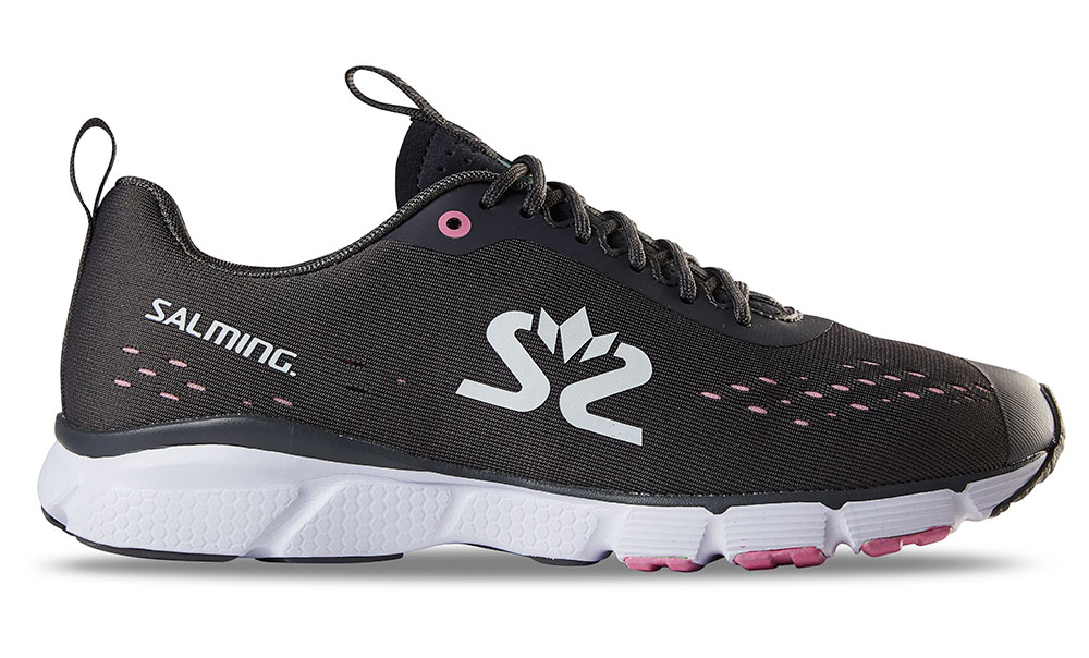 SALMING ENROUTE 3 GRISE ET ROSE chaussure de running