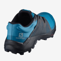 SALOMON WILDCROSS FJORD BLUE  Chaussures trail salomon pas cher