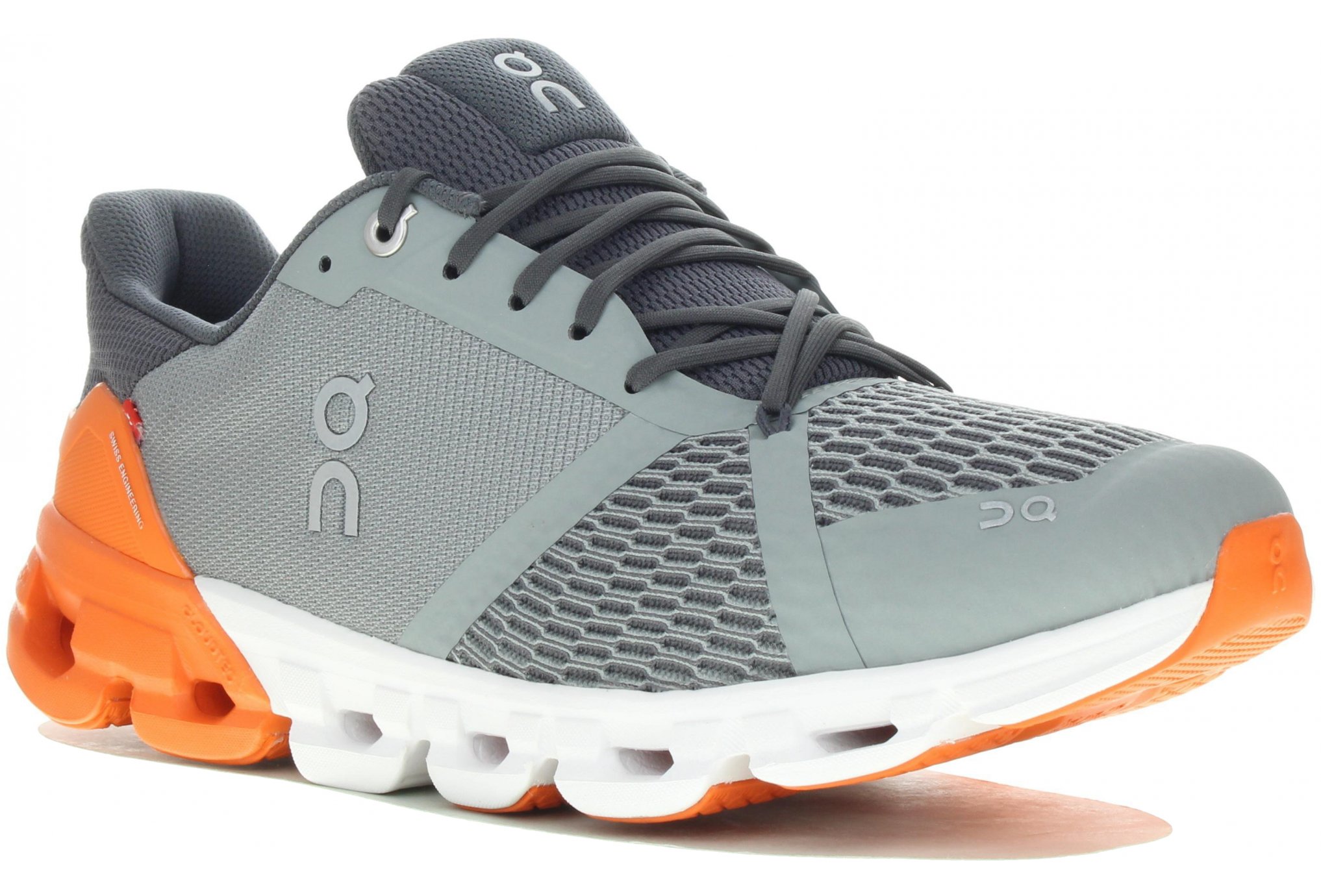 ON RUNNING CLOUDFLYER GRISE ET ORANGE  Chaussures de running