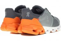 ON RUNNING CLOUDFLYER GRISE ET ORANGE  Chaussures de running pas cher