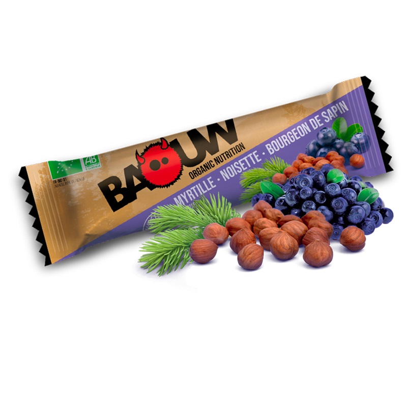 BAOUW  BARRE MYRTILLE NOISETTE BOURGEON DE SAPIN Barre énergetique