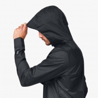 ON RUNNING WEATHER JACKET M BLACK SHADOW pas cher