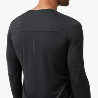 ON RUNNING PERFORMANCE LONG T M BLACK Tee shirt manches longues pas cher