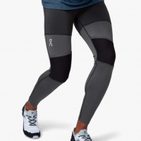 ON RUNNING TIGHTS LONG M BLACK SHADOW Collant de running pas cher