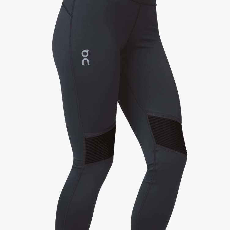 ON RUNNING TIGHTS LONG W BLACK