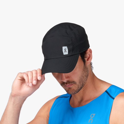 ON RUNNING LIGHTWEIGHT CAP BLACK