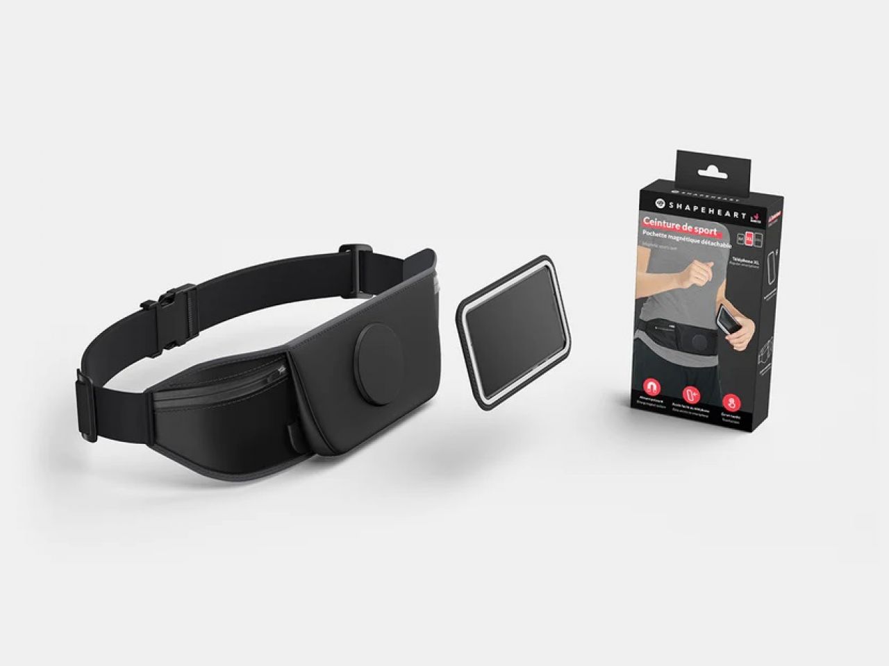 SHAPEHEART CEINTURE DE SPORT MAGNETIQUE  Ceinture de running