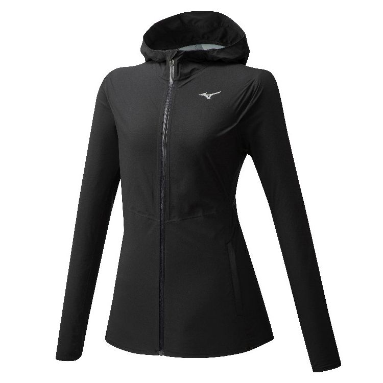 MIZUNO WATERPROOF 20K JACKET NOIRE Veste running etanche pour femme