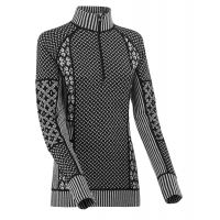 KARI TRAA SMEKKER H/Z NOIR  Sous vetement technique en laine merinos