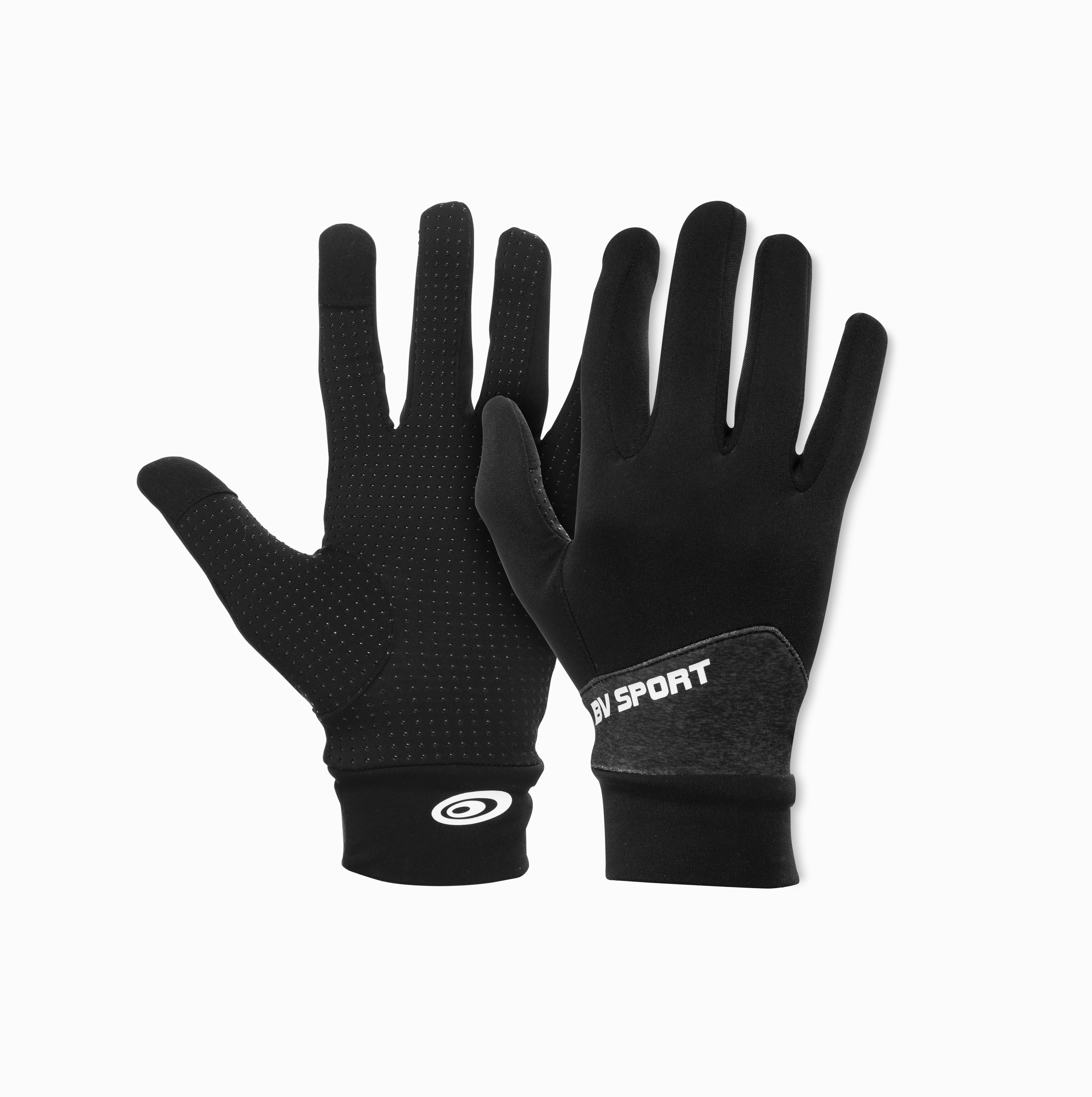 BV SPORT GANTS TACTILES  NOIR ET GRIS  Gants running