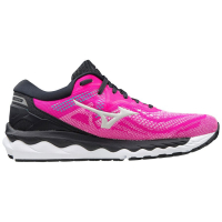 MIZUNO WAVE SKY 4 ROSE  Chaussures de running femme pas cher