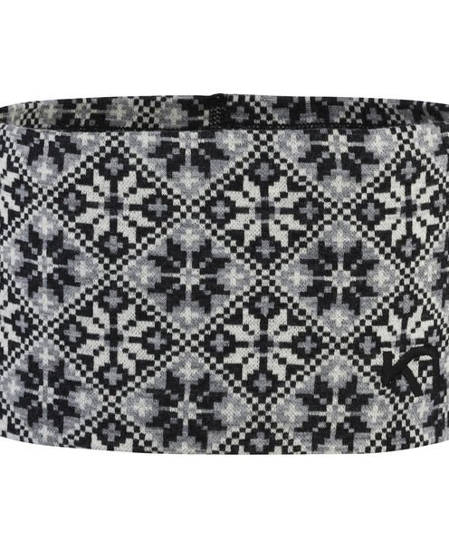 KARI TRAA ROSE HEADBAND BLACK Bandeau en laine merinos
