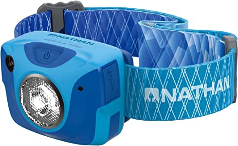 NATHAN NEBULA FIRE BLEUE Lampe frontale sport