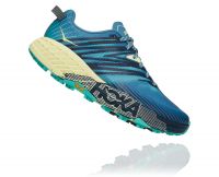 HOKA ONE ONE  SPEEDGOAT 4 WIDE PROVINCIAL BLUE Chaussures de trail large pas cher
