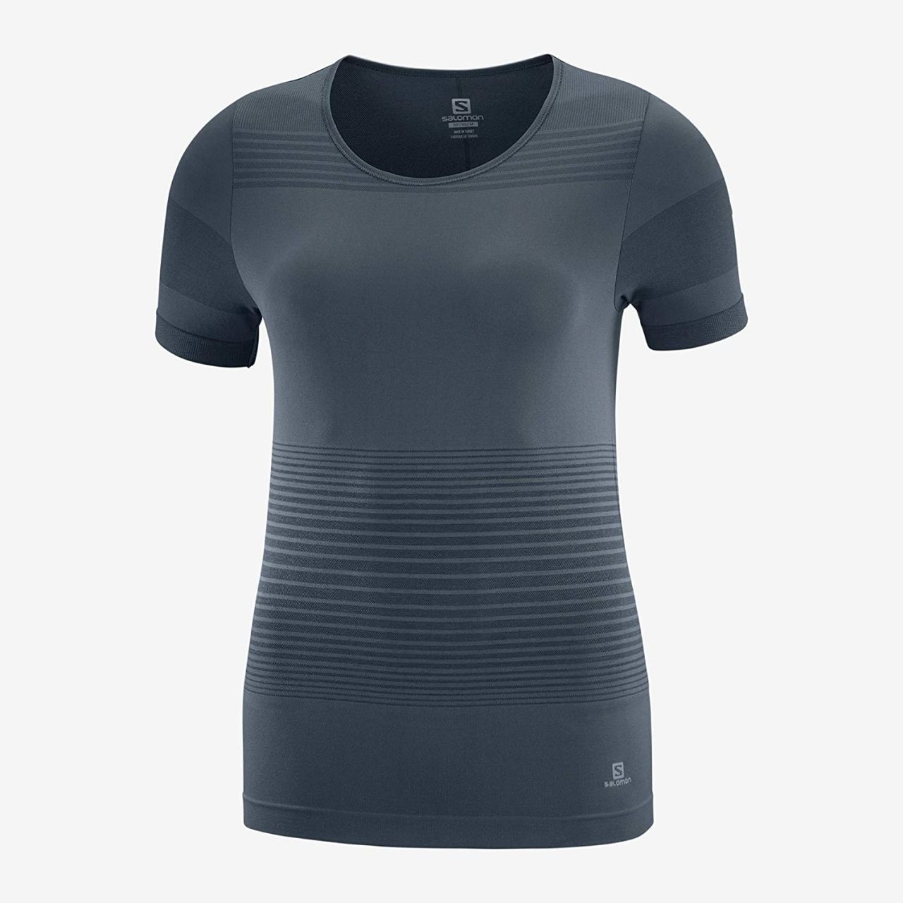 SALOMON ELEVATE MOVE ON TEE EBONY Tee shirt de running