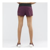 SALOMON SENSE SHORT WINETASTING Short running femme pas cher