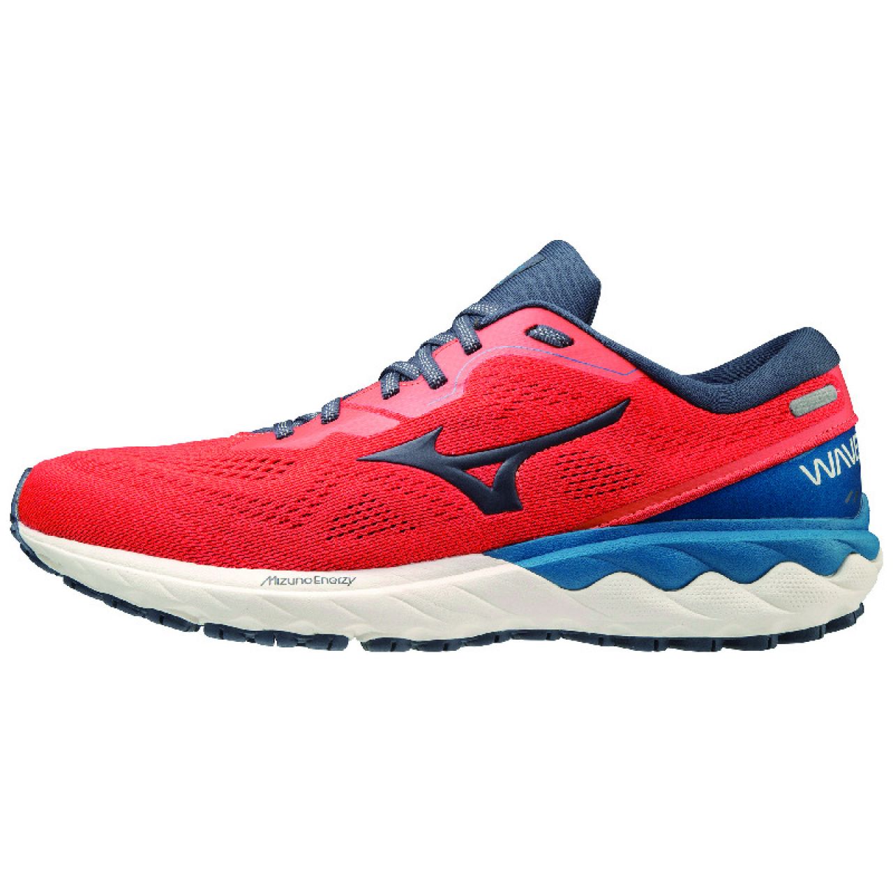 MIZUNO WAVE SKYRISE 2 ROUGE ET BLEUE  Chaussures de running