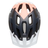 CAIRN PRISM XTR II  GRIS ET CORAIL NEON  Casque vélo pas cher