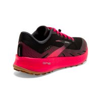 BROOKS CATAMOUNT NOIRE ET ROSE Chaussures de trail pas cher
