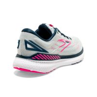 BROOKS GLYCERIN GTS 19 BLANCHE ET ROSE Chaussures de running pas cher