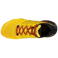 LA SPORTIVA  AKASHA  YELLOW RED  chaussure de  trail pas cher