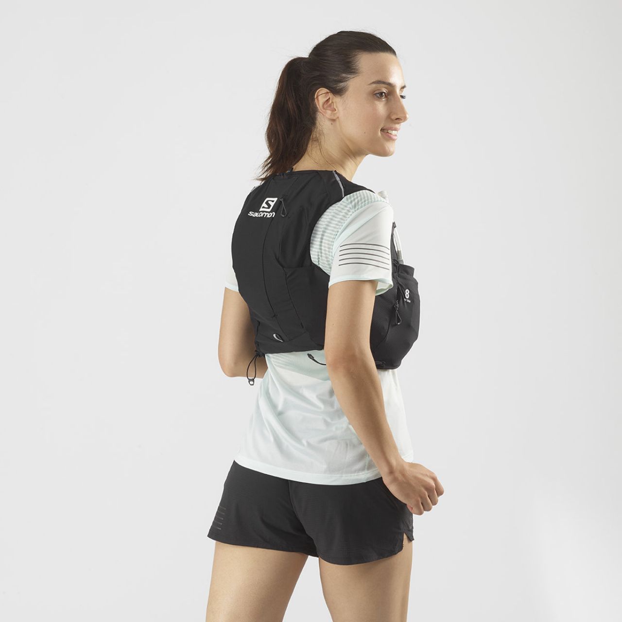 SALOMON ADV SKIN 8 SET W NOIR Sac a dos salomon Running femme