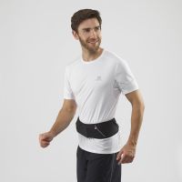 SALOMON PULSE BELT NOIRE Ceinture porte gourde et batons pas cher