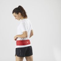 SALOMON PULSE BELT GOJI BERRY Ceinture porte gourde et batons pas cher