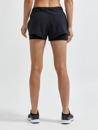 CRAFT  ADV ESSENCE SHORT W  2 EN 1 NOIR Short Running pas cher