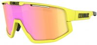 BLIZ LUNETTES FUSION MATT NEON YELLOW  Lunettes de sport pas cher