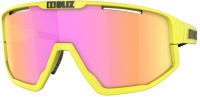 BLIZ LUNETTES FUSION MATT NEON YELLOW  Lunettes de sport pas cher