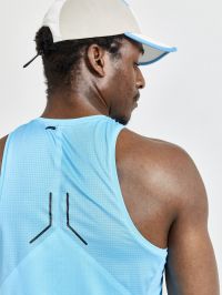 CRAFT PRO HYPERVENT SINGLET BLEUE Débardeur de running pas cher