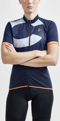 CRAFT CORE ENDURANCE LOGO  JERSEY W BLAZE  Maillot vélo été pas cher