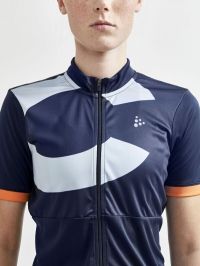 CRAFT CORE ENDURANCE LOGO  JERSEY W BLAZE  Maillot vélo été pas cher