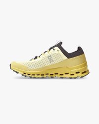 ON RUNNING CLOUD ULTRA  BLANCHE ET LIME Chaussures de trail pas cher