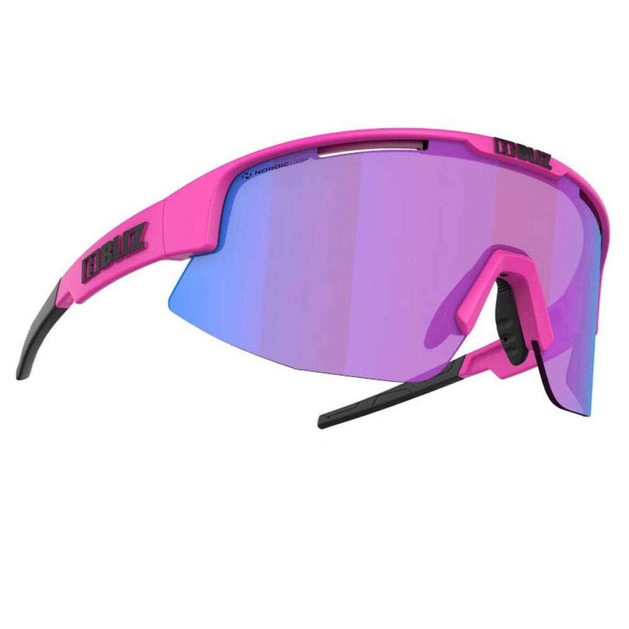BLIZ LUNETTES MATRIX NORDIC LIGHT ROSE FLUO  Lunettes de sport