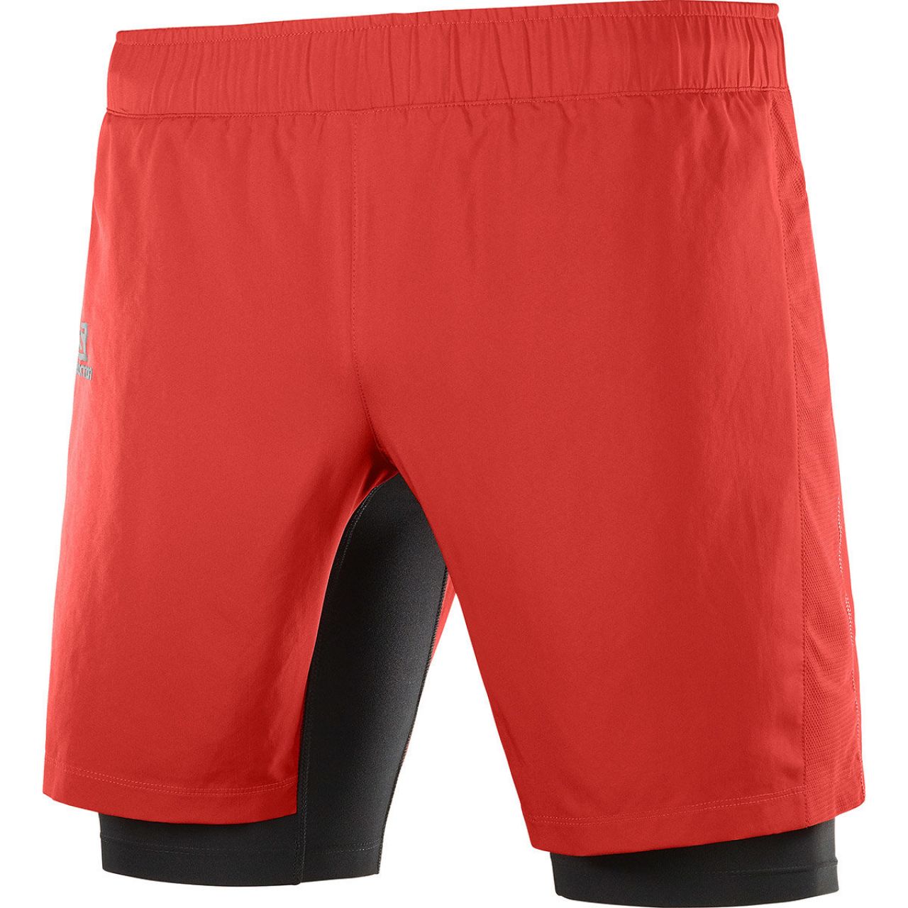 SALOMON XA TWINSKIN SHORT GOJI BERRY Short Running 2 en 1