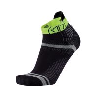 SIDAS CHAUSSETTES RUN FEEL NOIRES ET VERTES Chaussettes de running pas cher