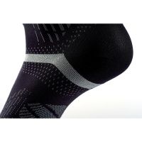 SIDAS CHAUSSETTES RUN FEEL NOIRES ET VERTES Chaussettes de running pas cher