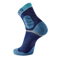 SIDAS CHAUSSETTES TRAIL PROTECT BLEUES ET TURQUOISES Chaussettes de running pas cher