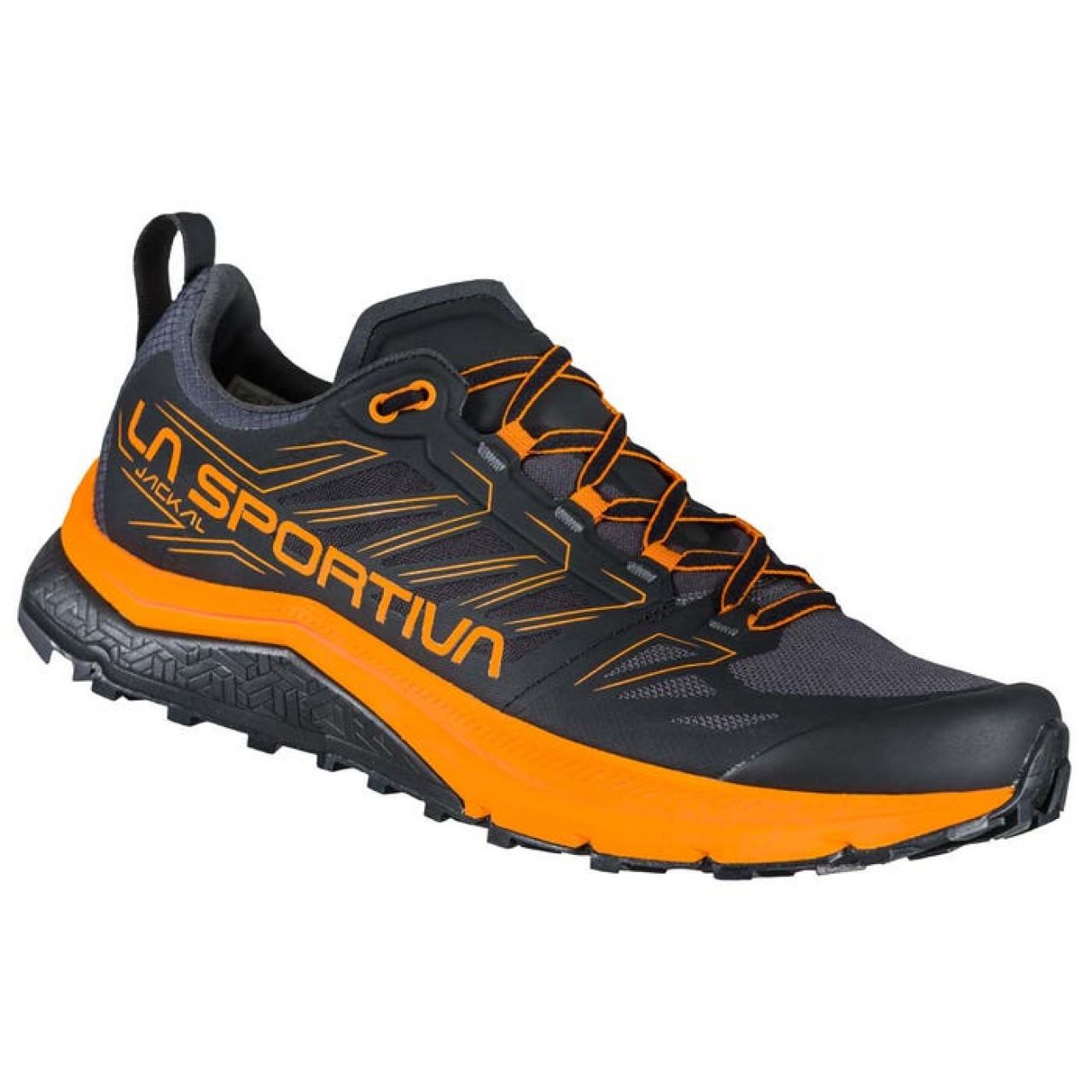 Chaussure noir et discount orange