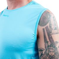 CRAFT ADV ESSENCE SL TEE M MENTHOL  Tee Shirt homme pas cher