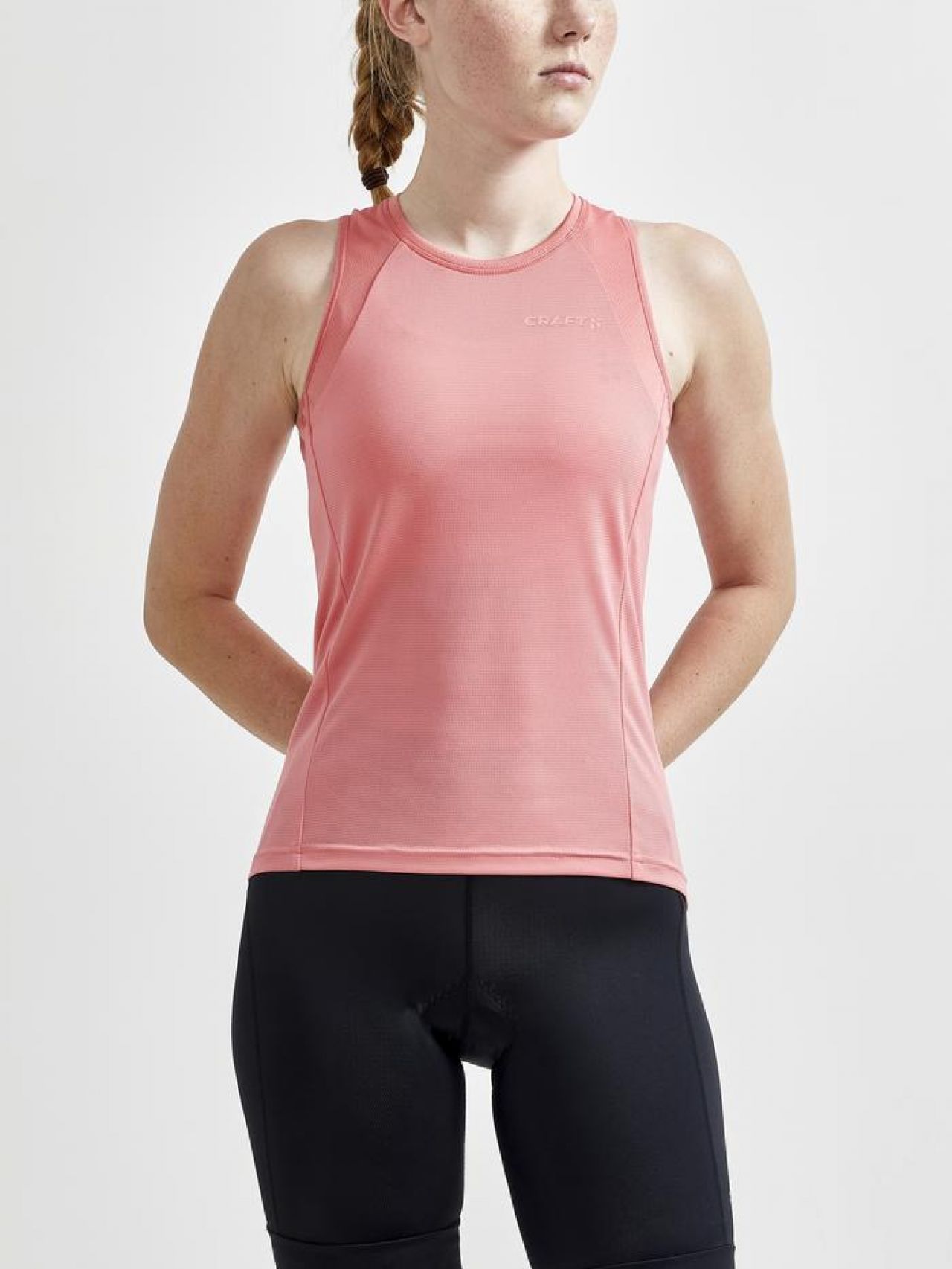 Canotta Sportiva Donna Craft Core Essence – Morbida In Poliestere Riciclato, Colore Nero, Vestibilità Normale - 3
