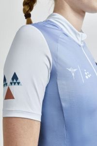 CRAFT ADV HMC OFFROAD SS JERSEY BLEU Maillot vélo été femme pas cher