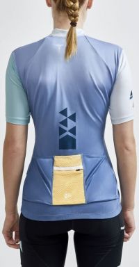 CRAFT ADV HMC OFFROAD SS JERSEY BLEU Maillot vélo été femme pas cher