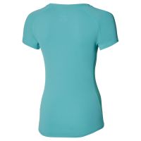 MIZUNO ALPHA SUN PROTECT TEE TURQUOISE Tee Shirt anti-UV pas cher