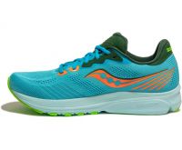 SAUCONY  RIDE 14 FUTURE BLUE Chaussures running pas cher