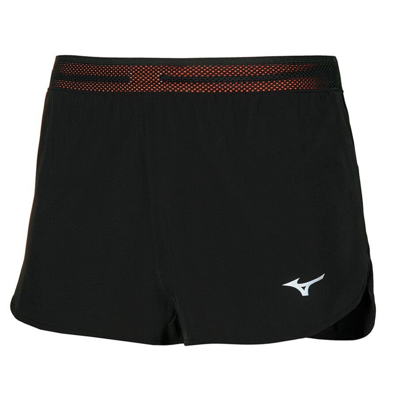 MIZUNO AERO SPLIT SHORT 1.5 NOIR  Cuissard running