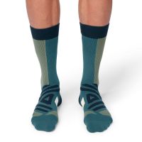 ON RUNNING HIGH SOCK STORM MOSS  Chaussettes de running hautes pas cher