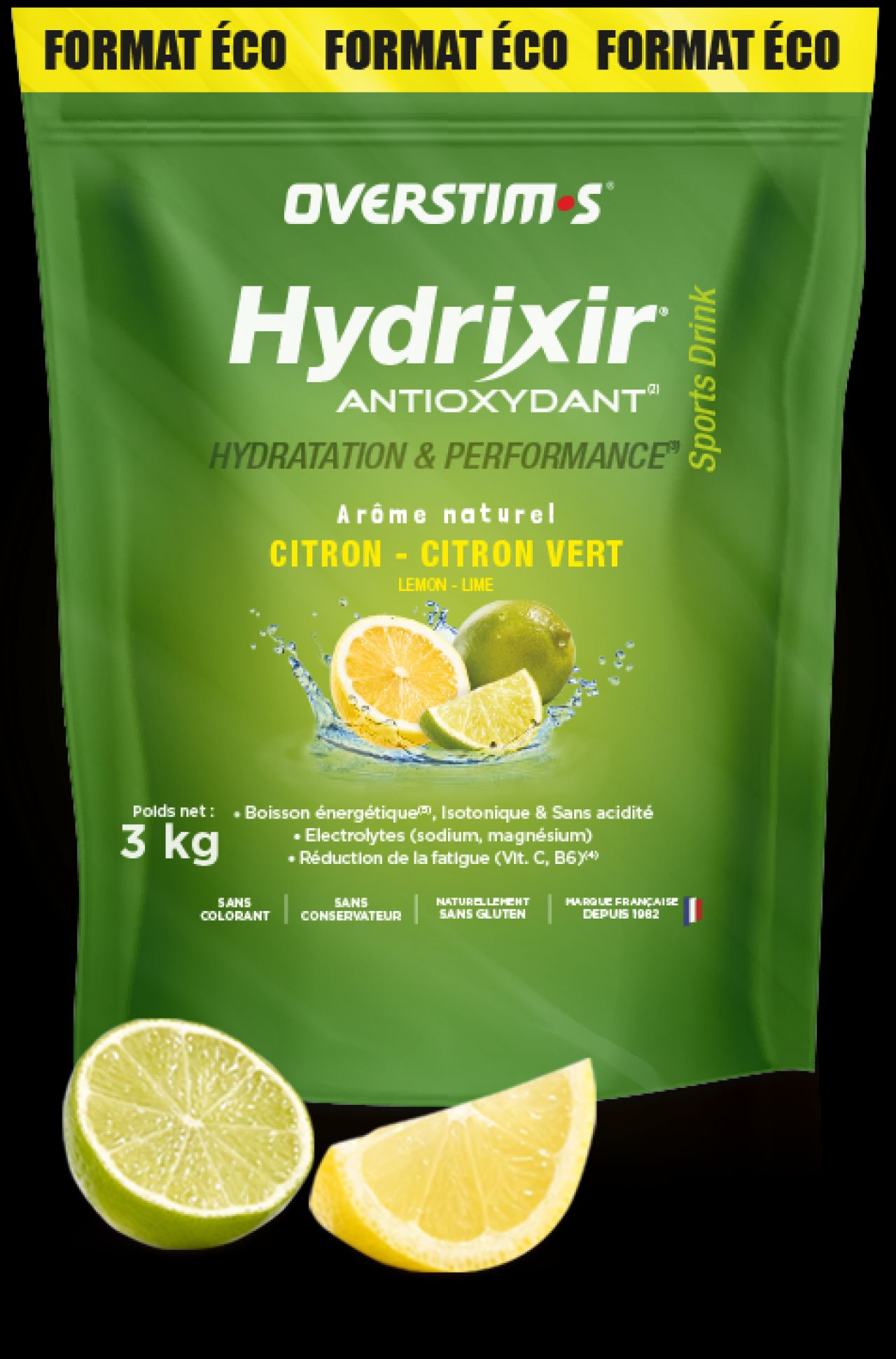 HYDRIXIR antioxyadant CITRON CITRON VERT 3KG FORMAT ECO